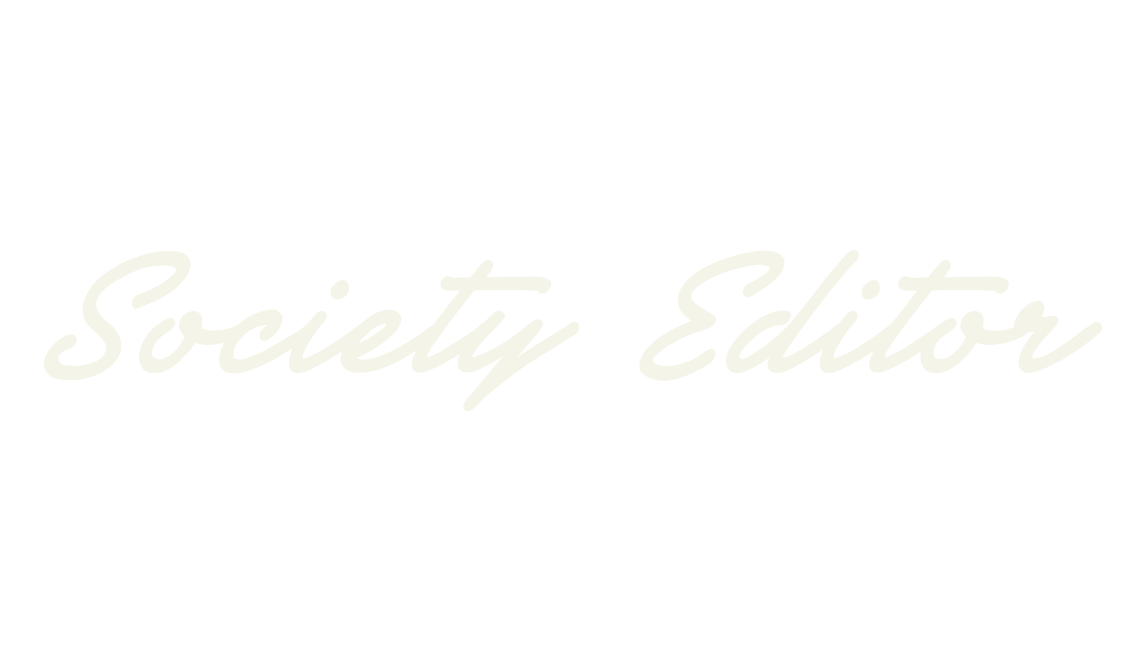Society Editor, fashion script font preview