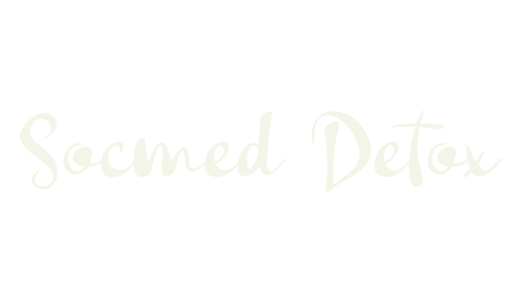 Socmed Detox, bold font preview