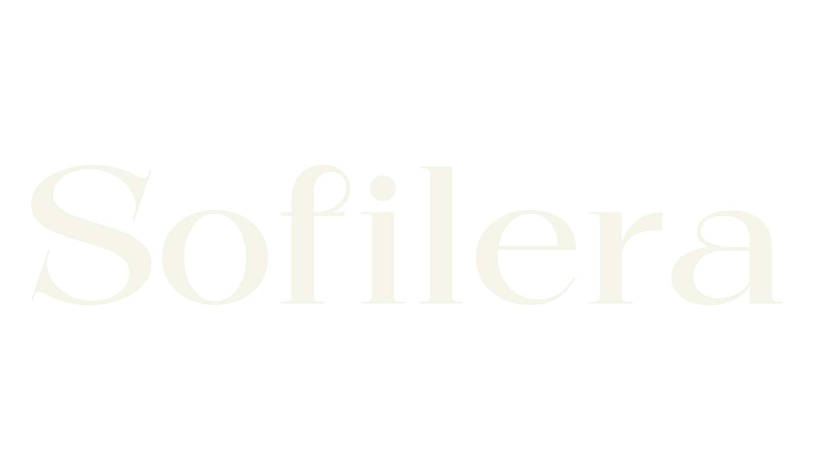 Sofilera, thin font preview