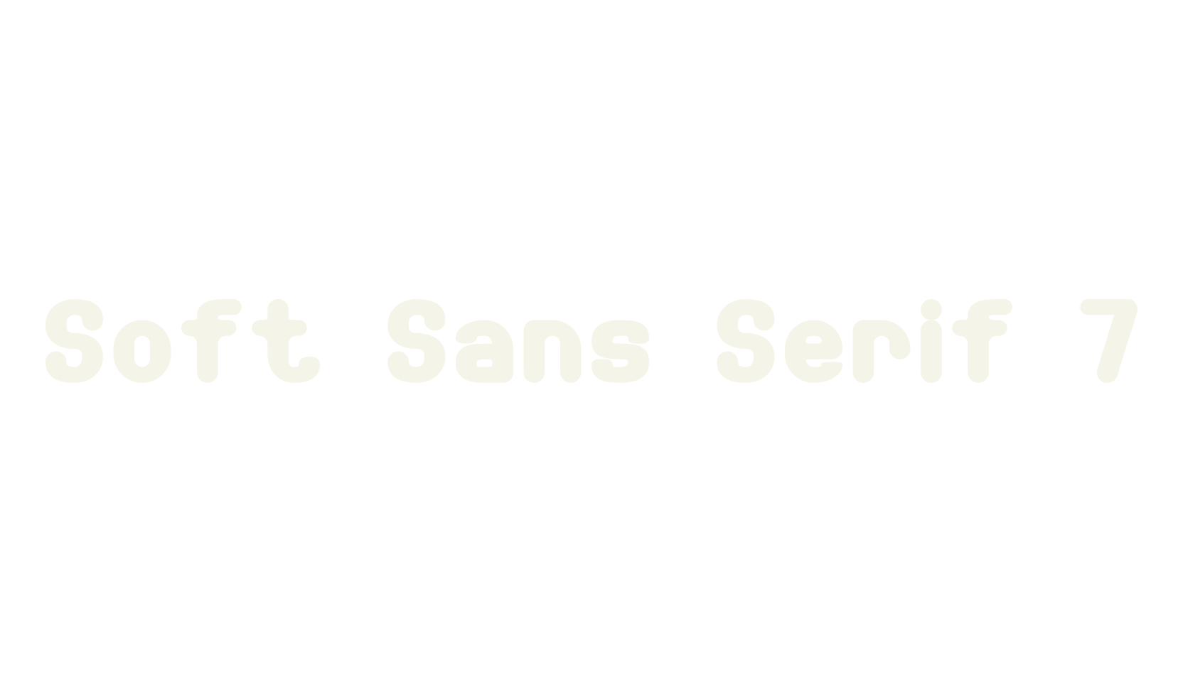 Soft Sans Serif 7, cyrillic font preview