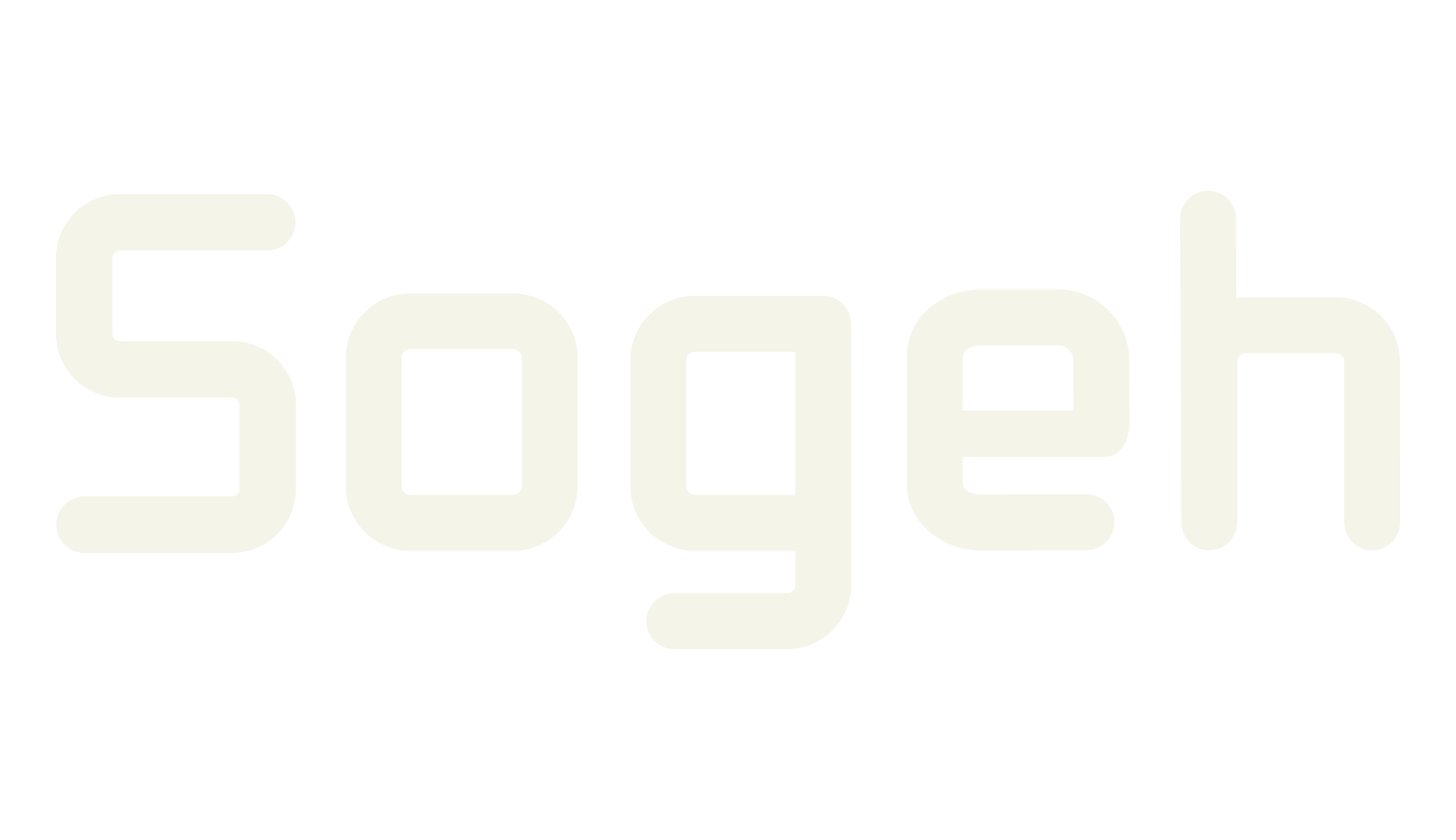 Sogeh, sans serif font preview