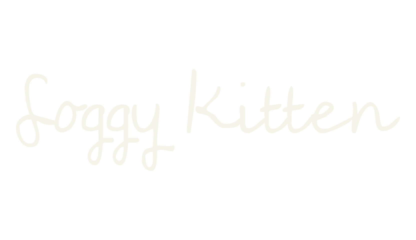 Soggy Kitten, handwritten font preview