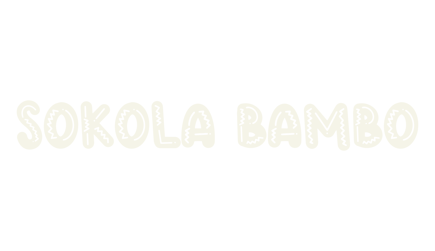 Sokola Bambo, school font preview