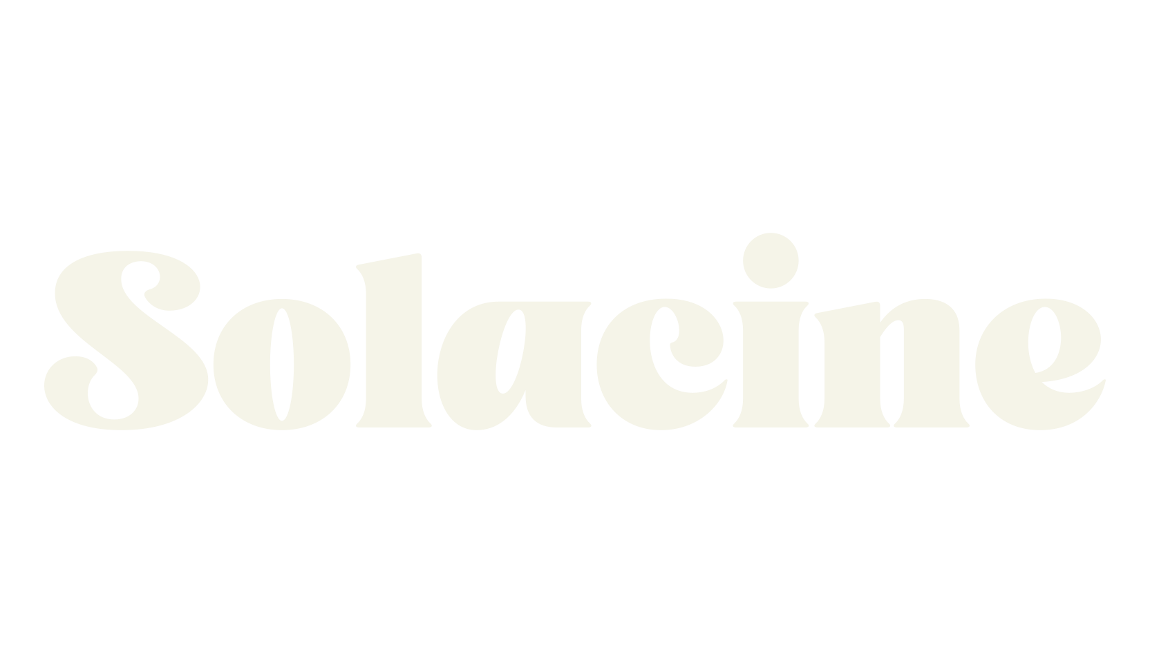 Solacine, lettering font preview