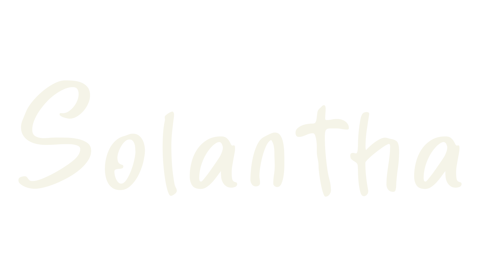Solantha, hand drawn font preview