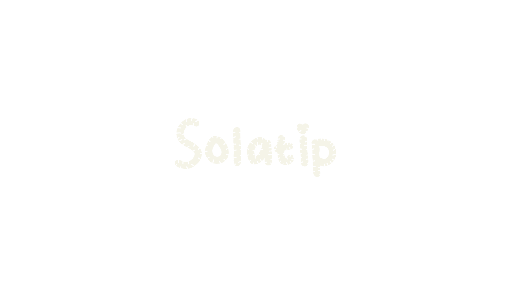 Solatip, cute font preview