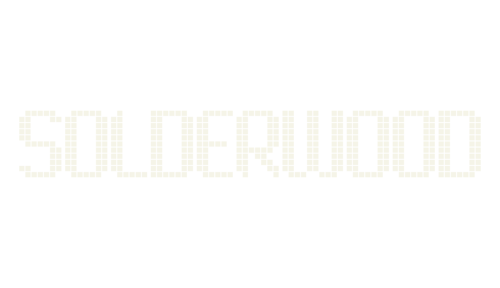 SOLDERWOOD, pixel font preview