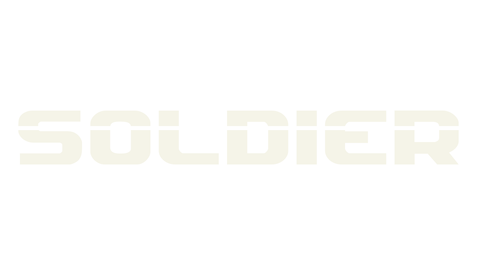 Soldier, sans font preview