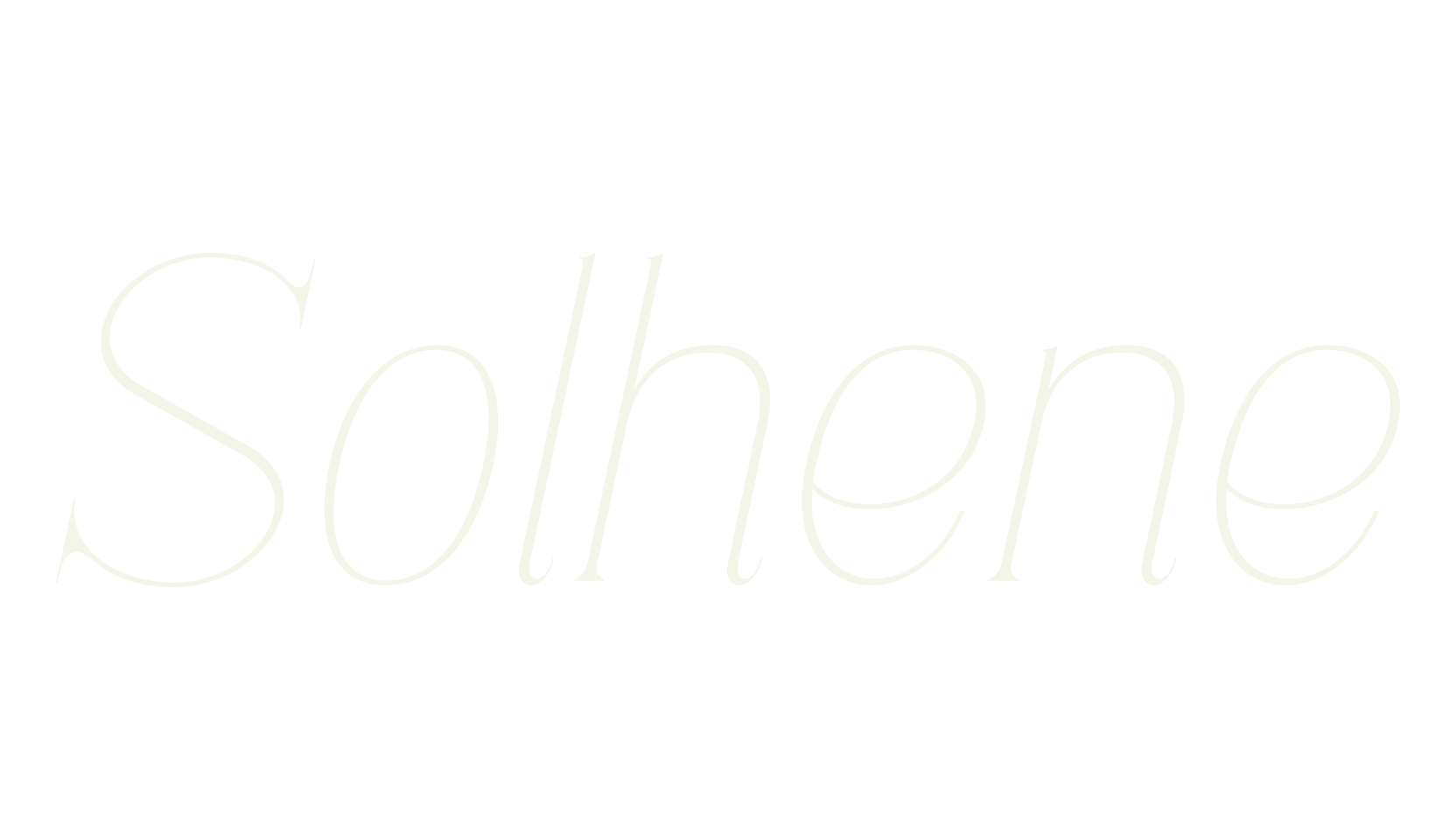 Solhene, thin font preview