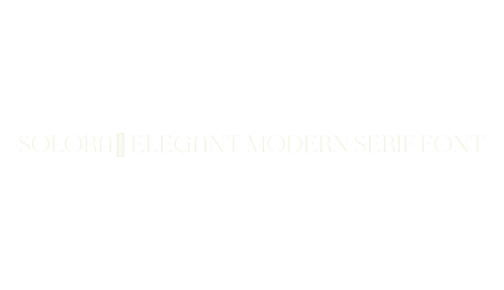 Solora– Elegant Modern Serif Font, serif font preview