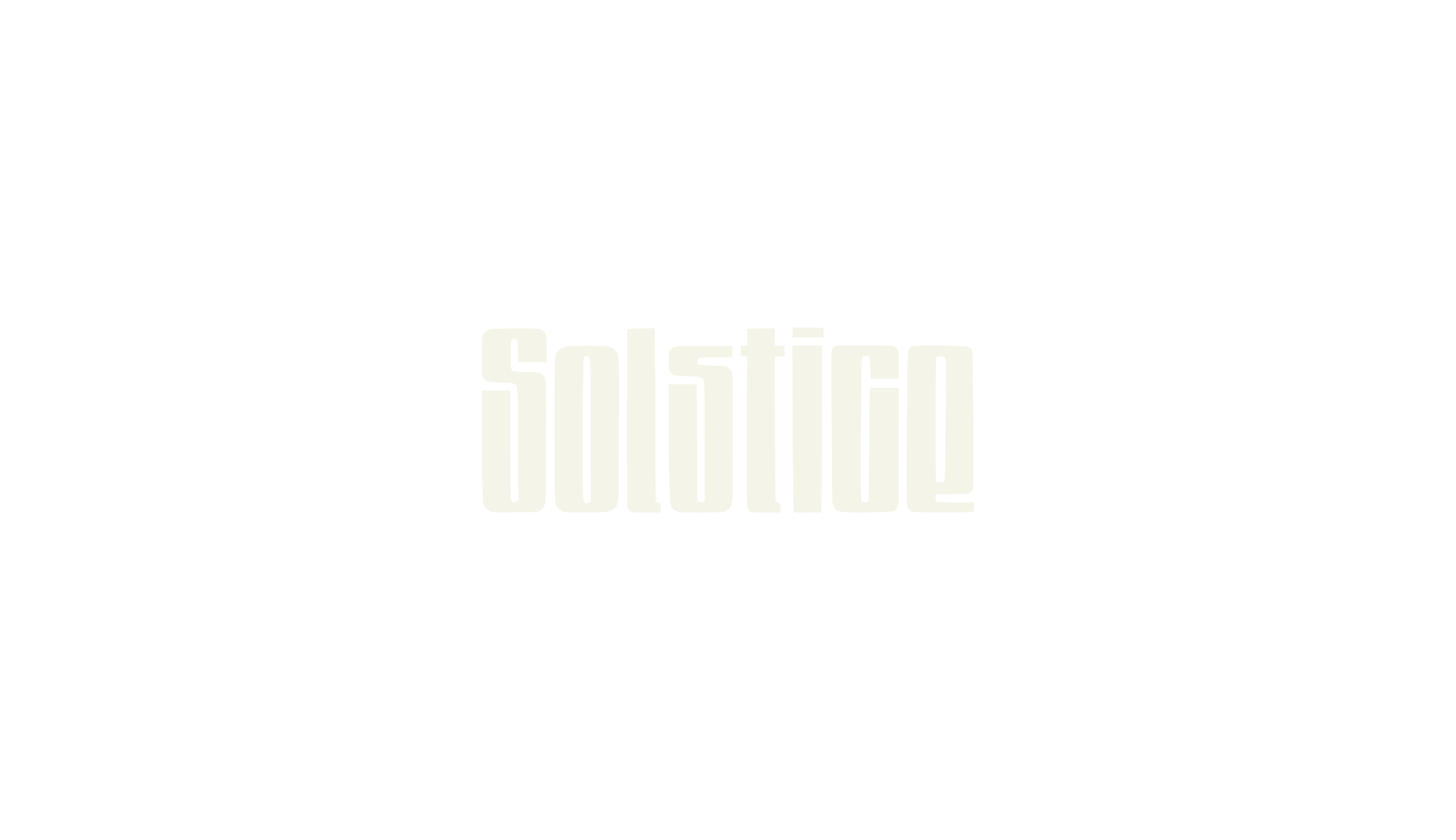 Solstice, condensed font preview
