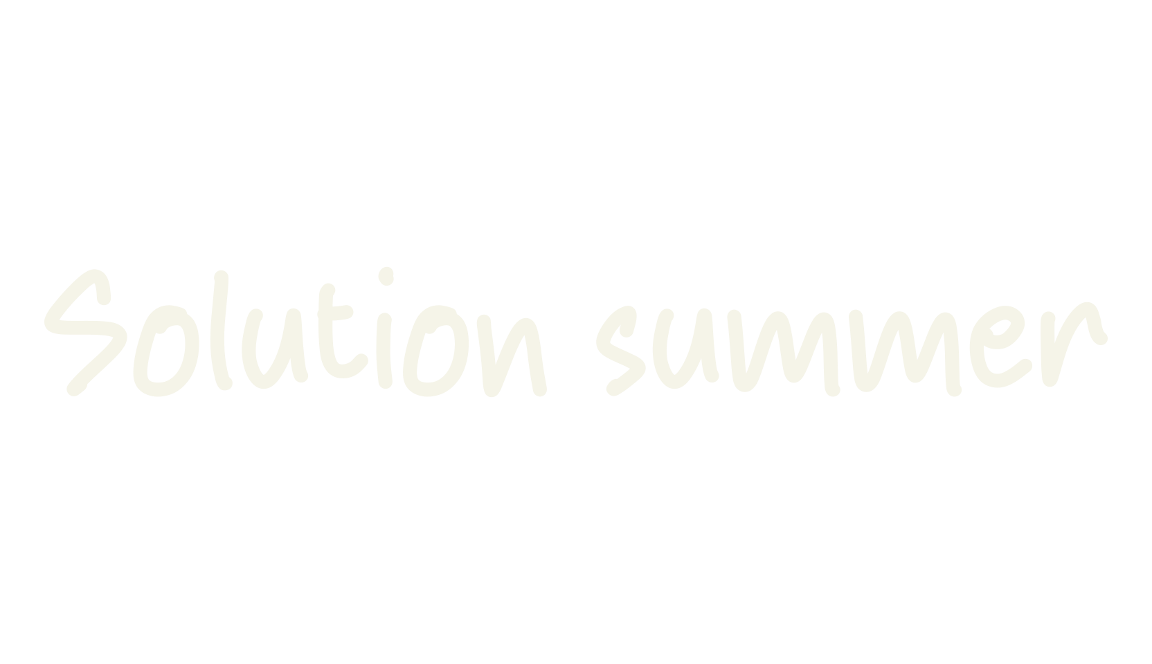 Solution summer, handwriting font preview