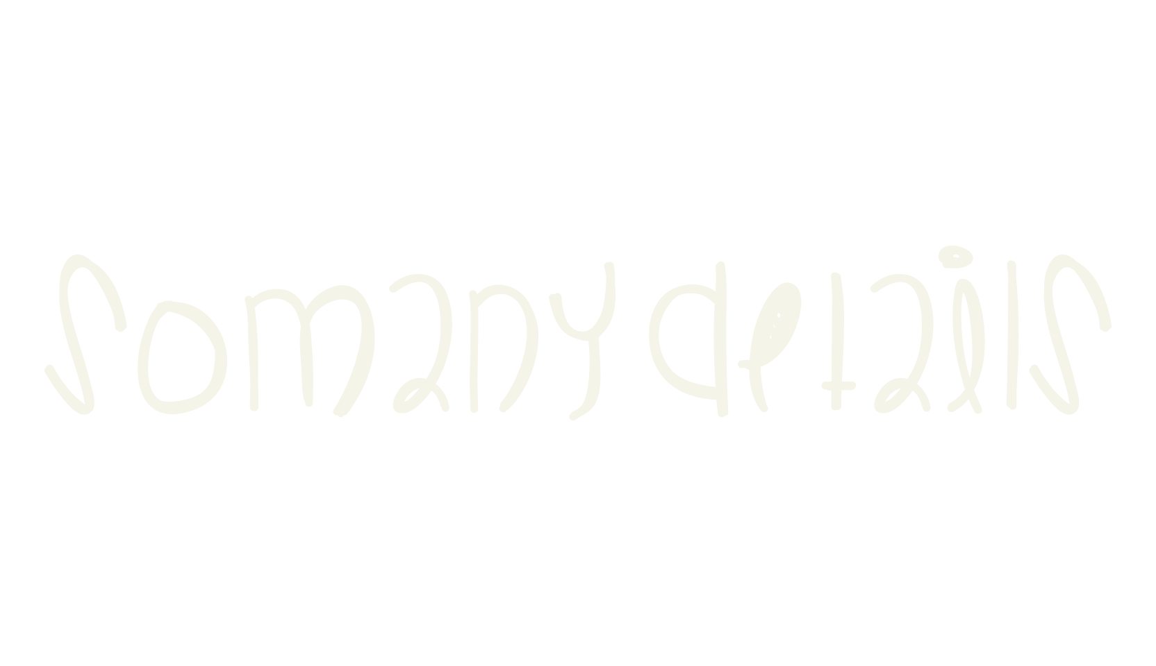 SoManyDetails, handwritten font preview