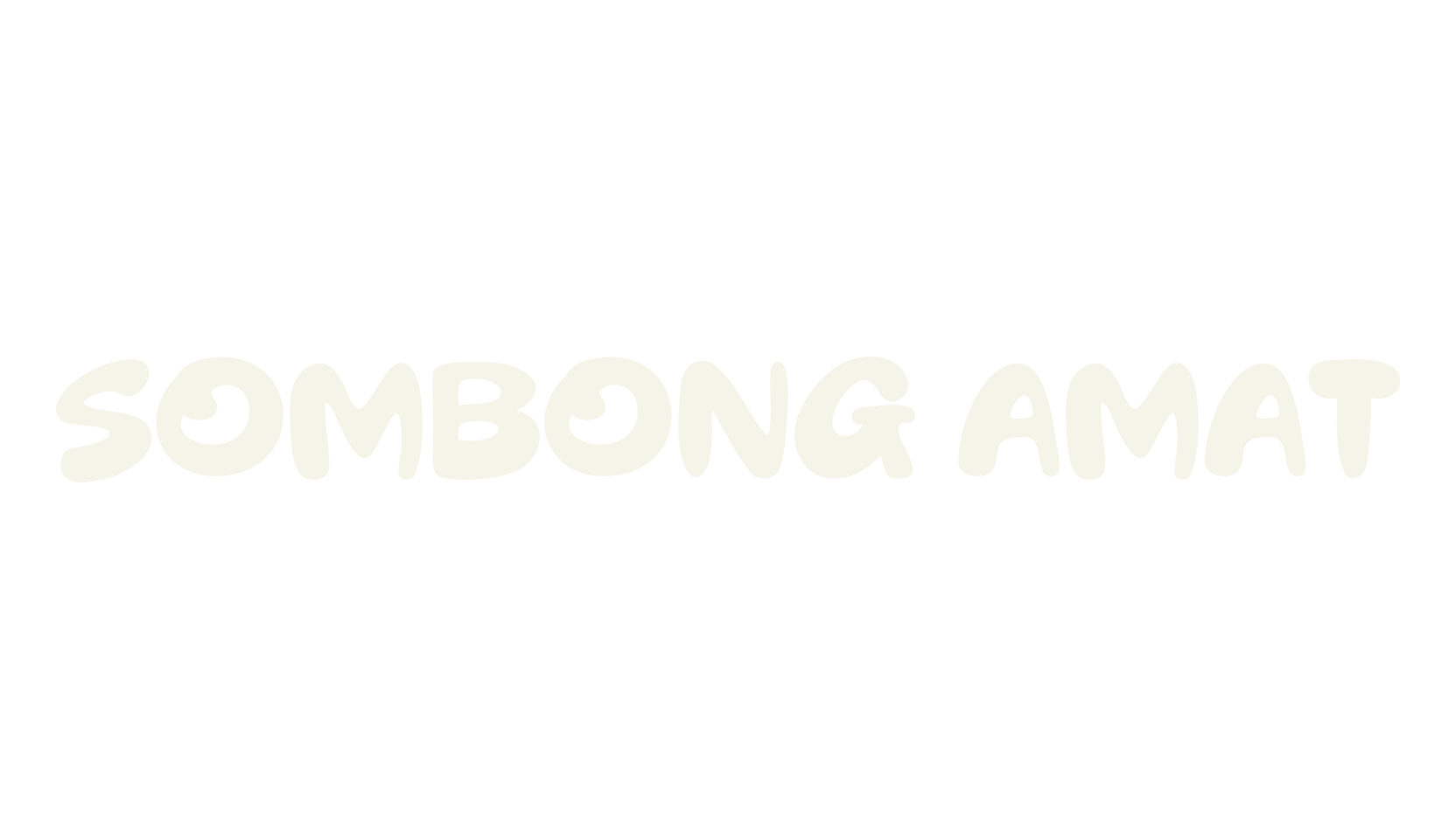 Sombong Amat, display market font preview