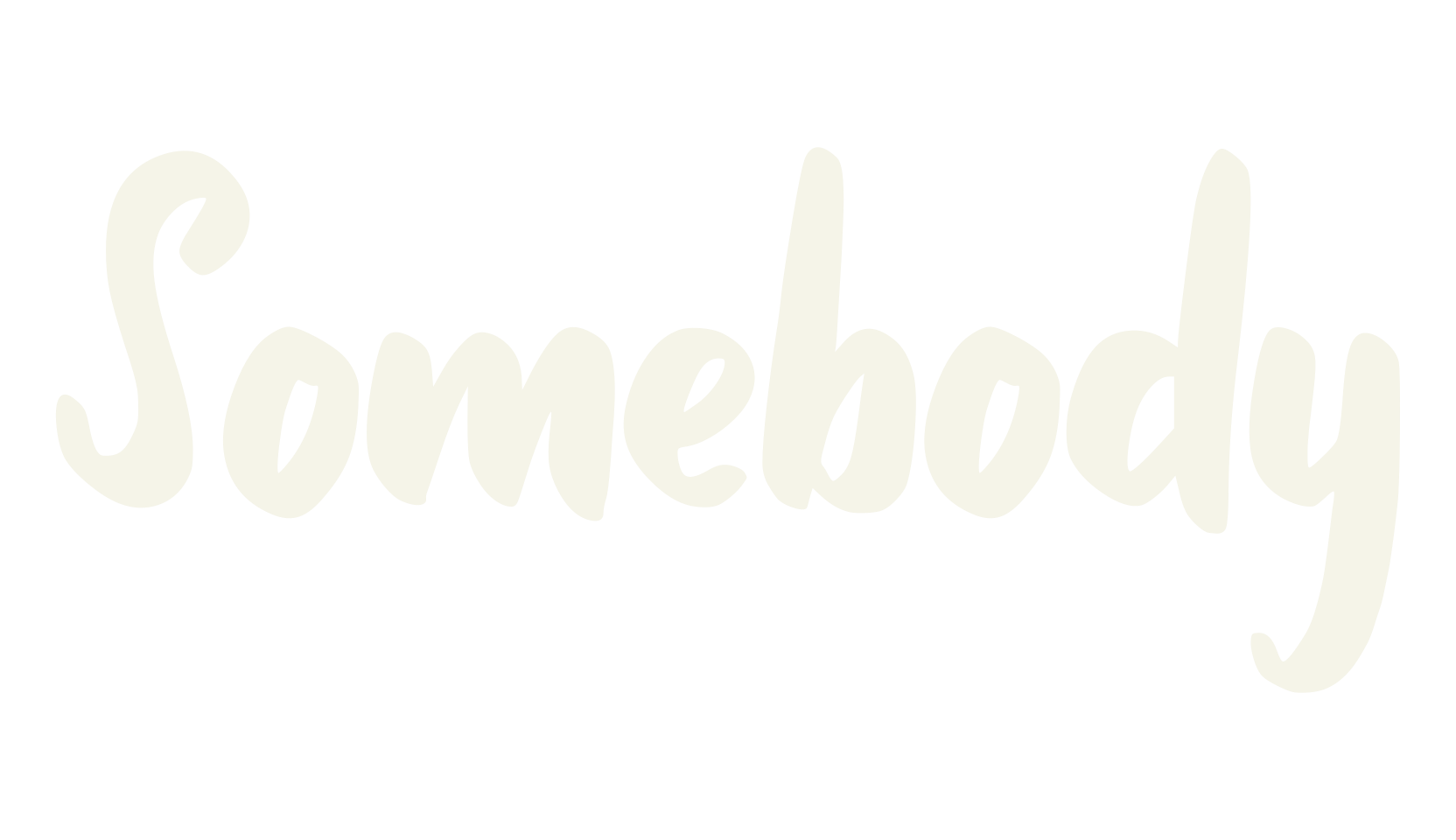 Somebody, lettering font preview