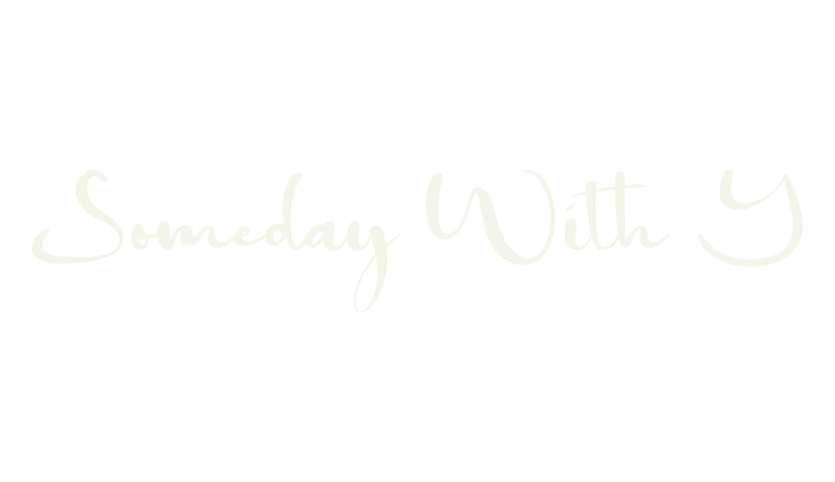 Someday With Y, love font preview