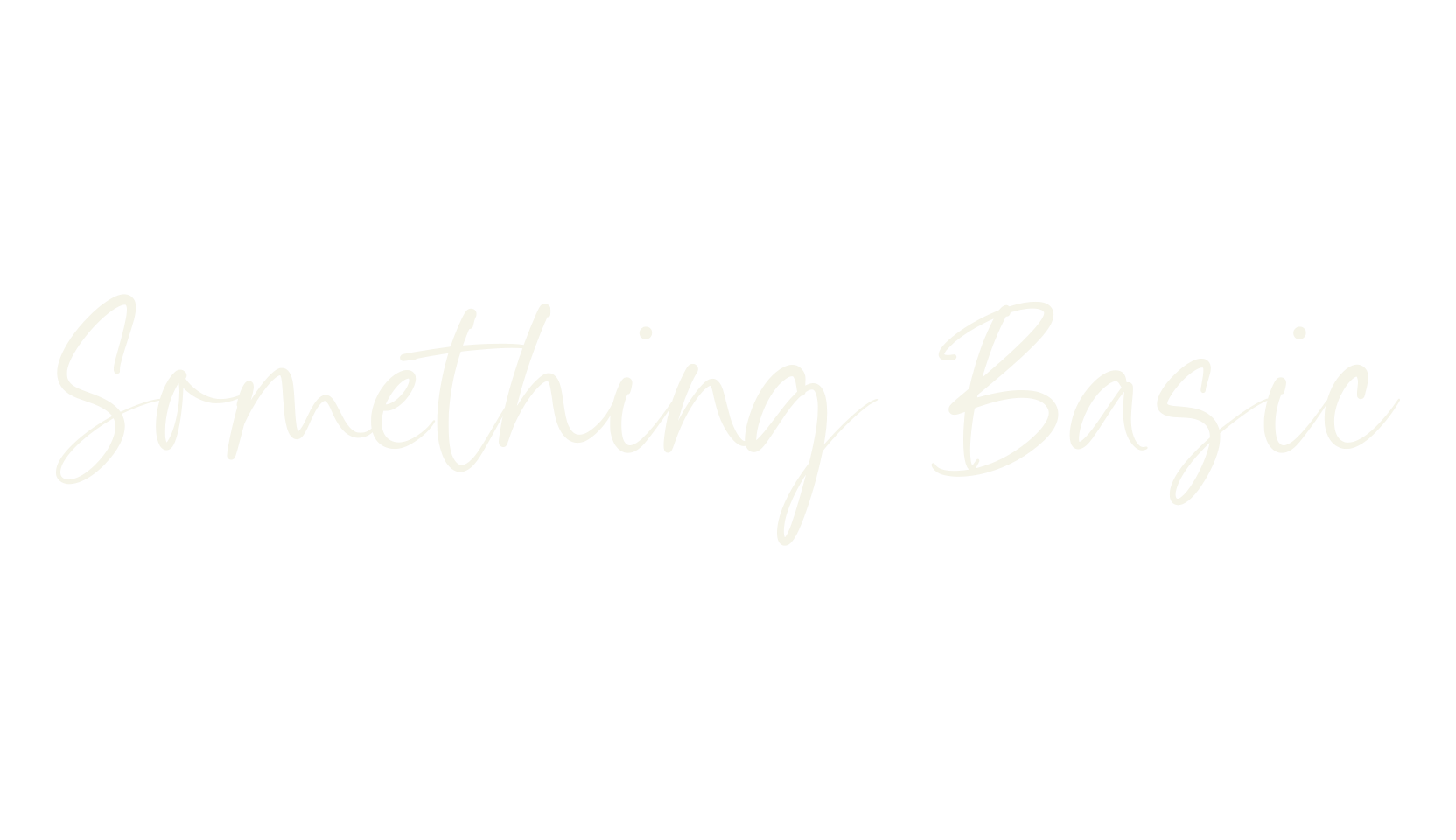 Something Basic, calligraphy font preview