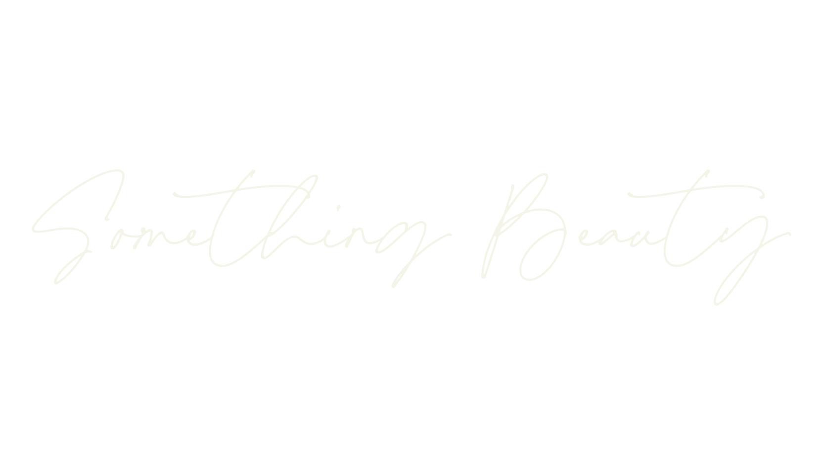 Something Beauty, handwriting font preview