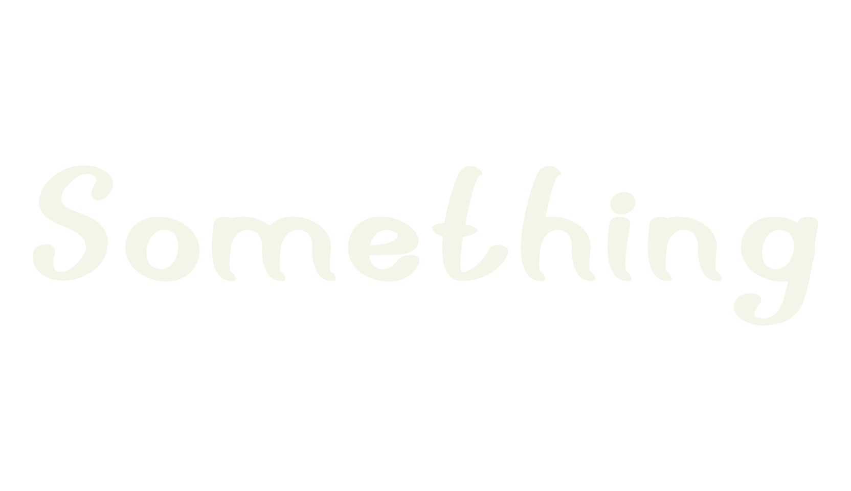 Something, fashion script font preview
