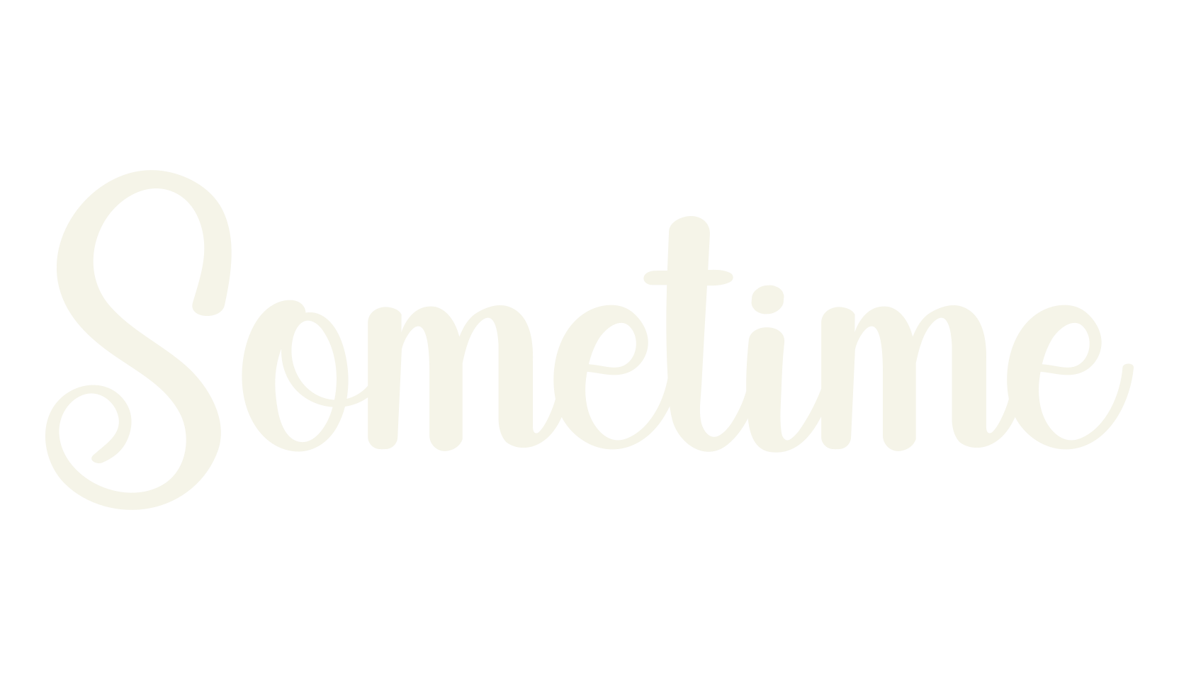 Sometime, lettering font preview