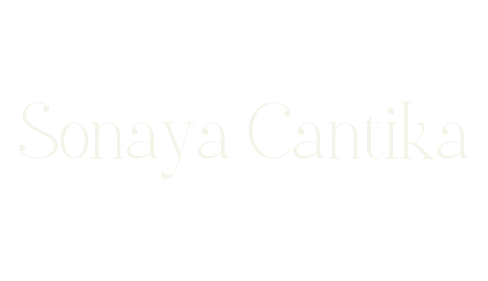 Sonaya Cantika, cursive font preview
