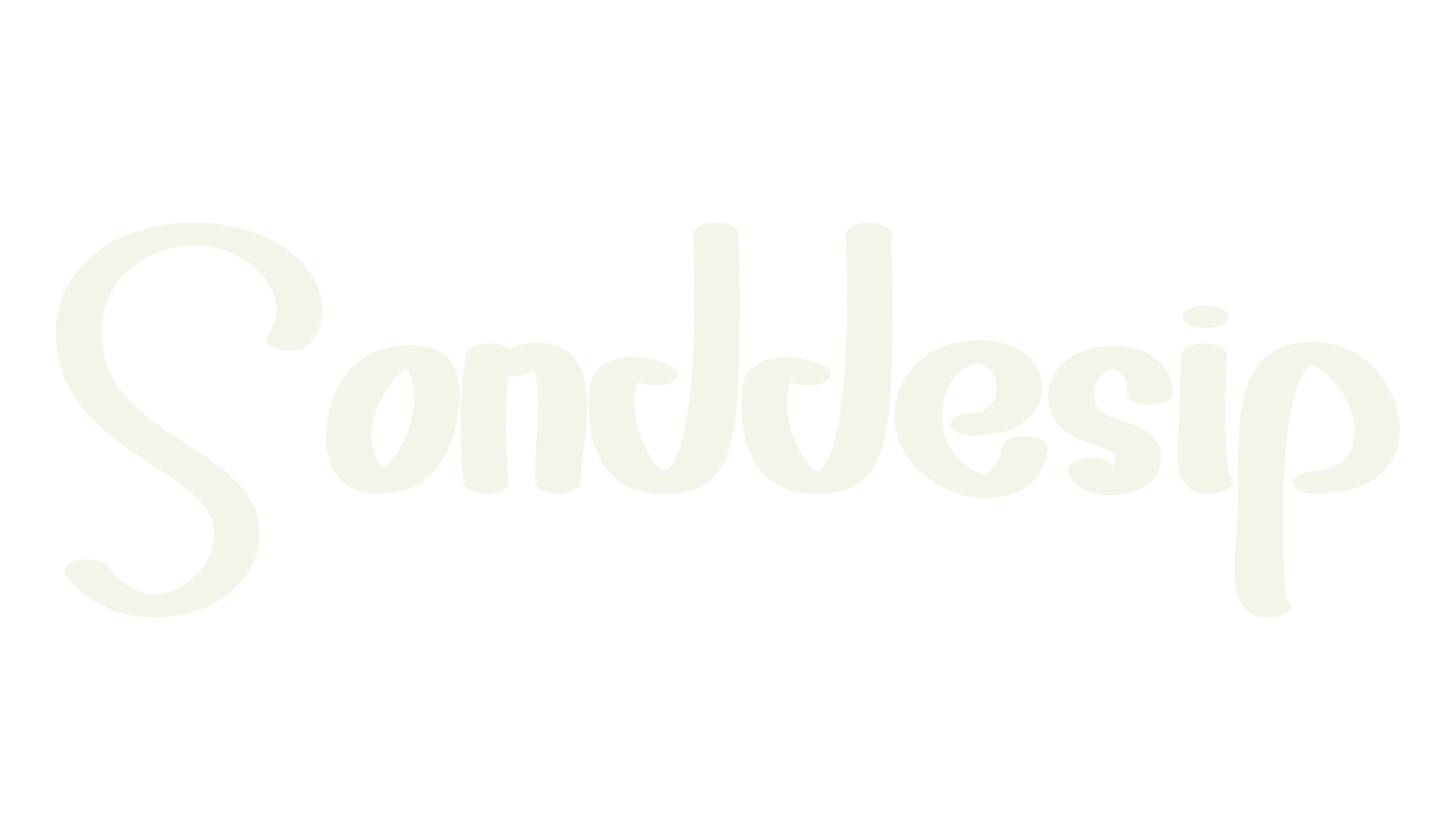 Sonddesip, typography font preview