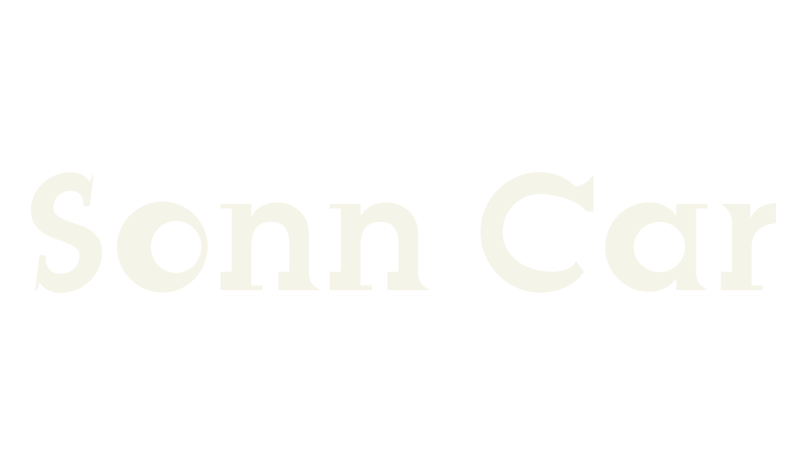 Sonn Car, serif font preview