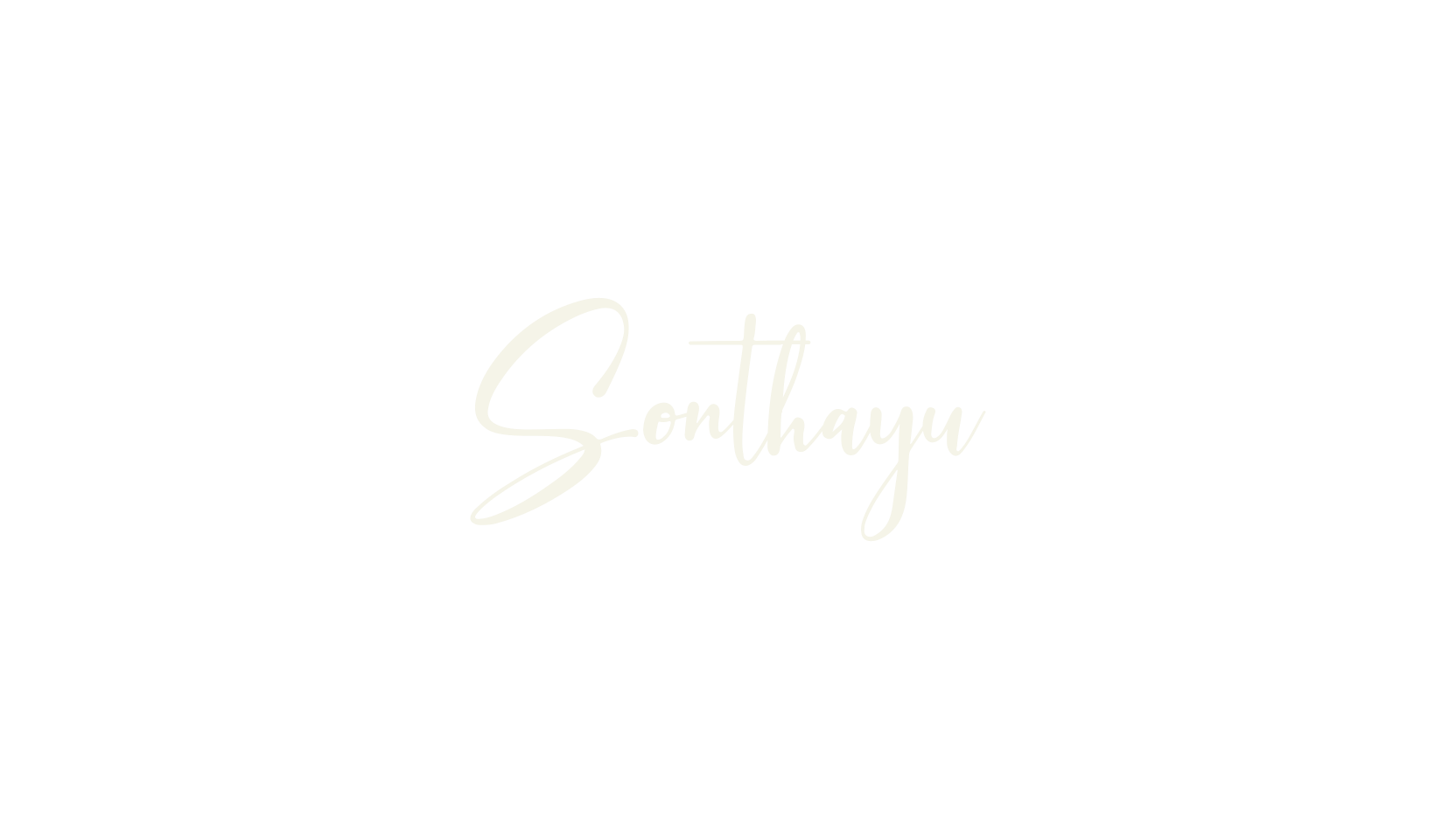 Sonthayu, calligraphy font preview