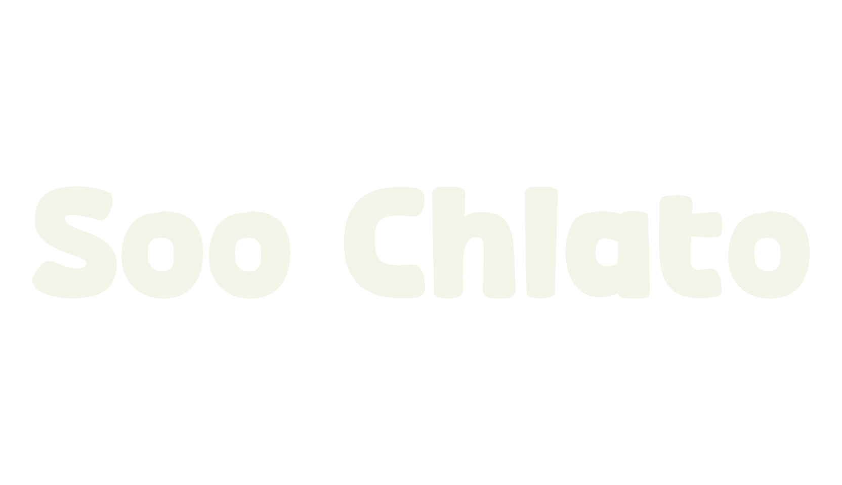 Soo Chlato, candy font preview