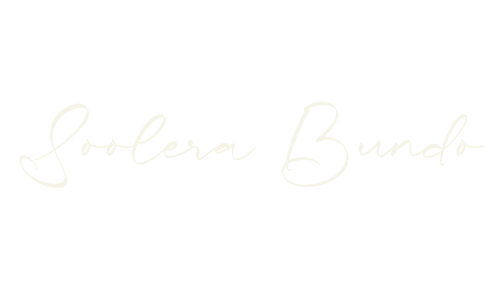 Soolera Bundo, script font preview