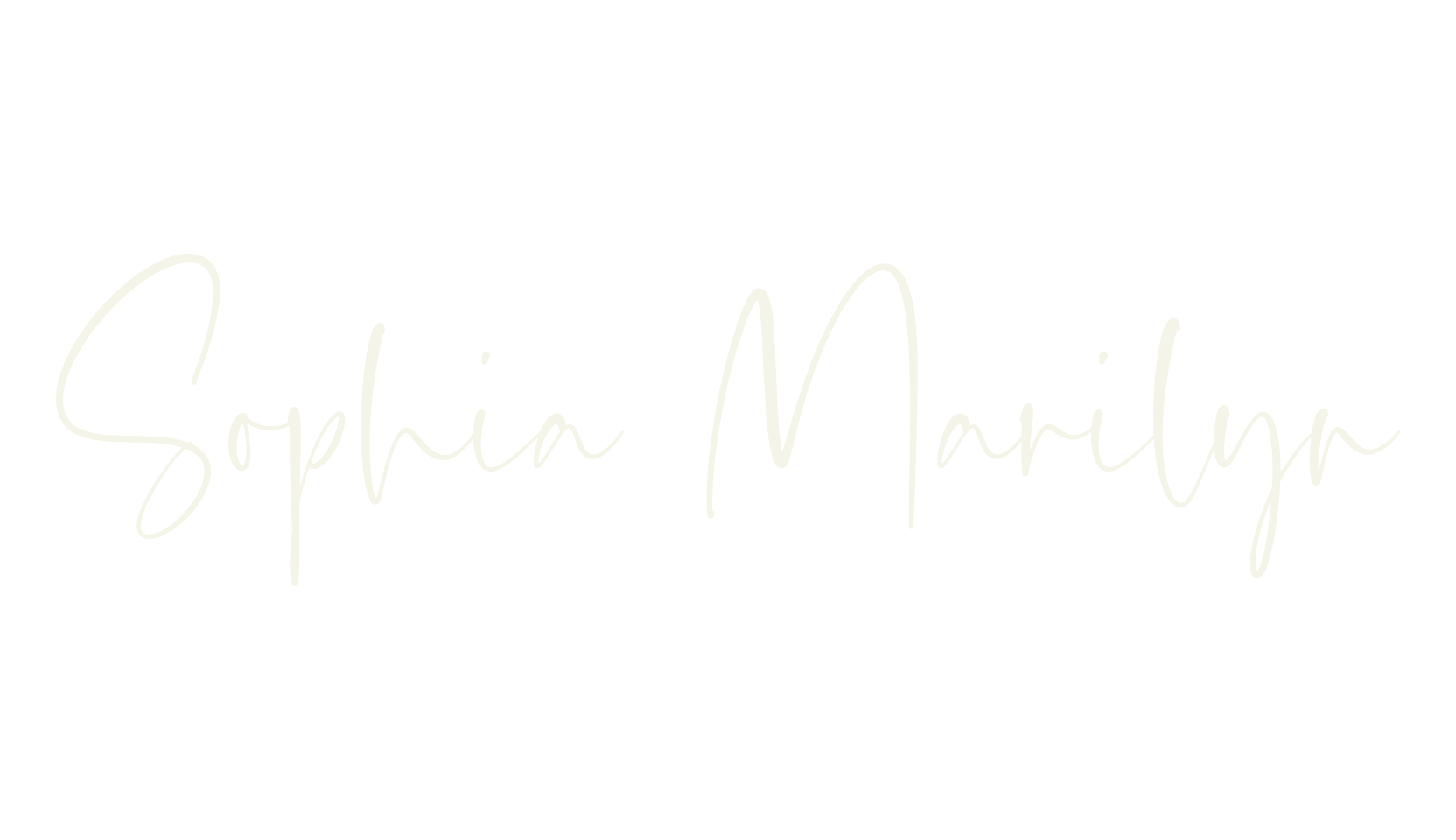 Sophia Marilyn, calligraphy font preview