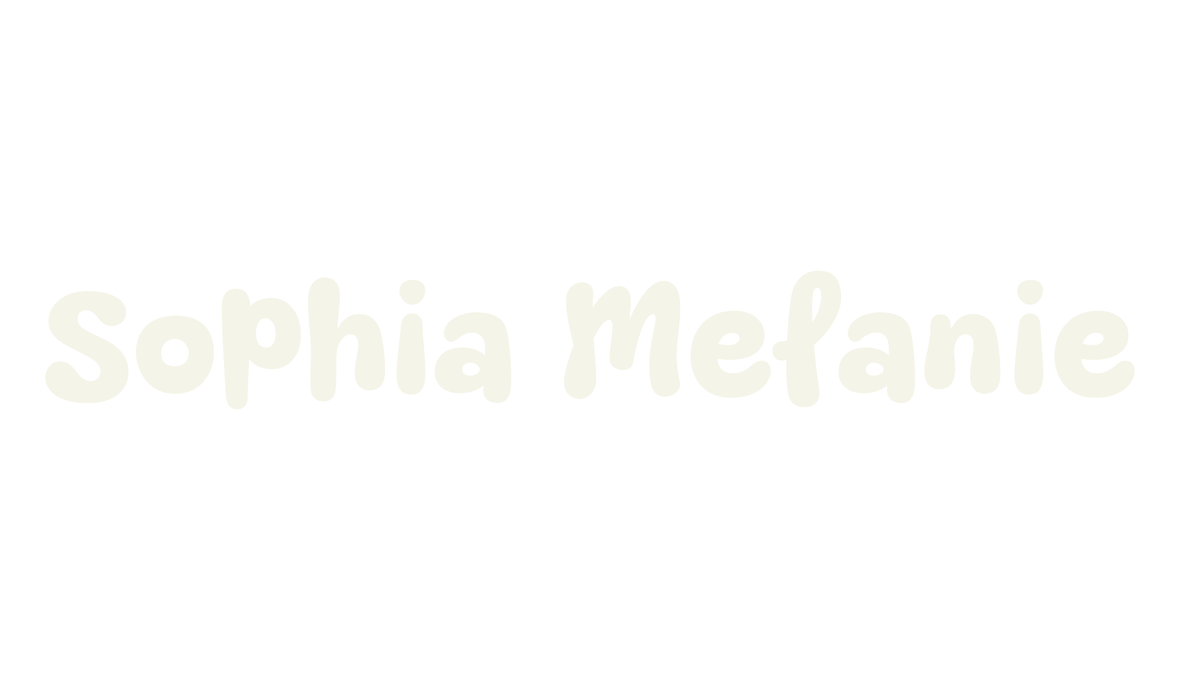 Sophia Melanie, funky font preview