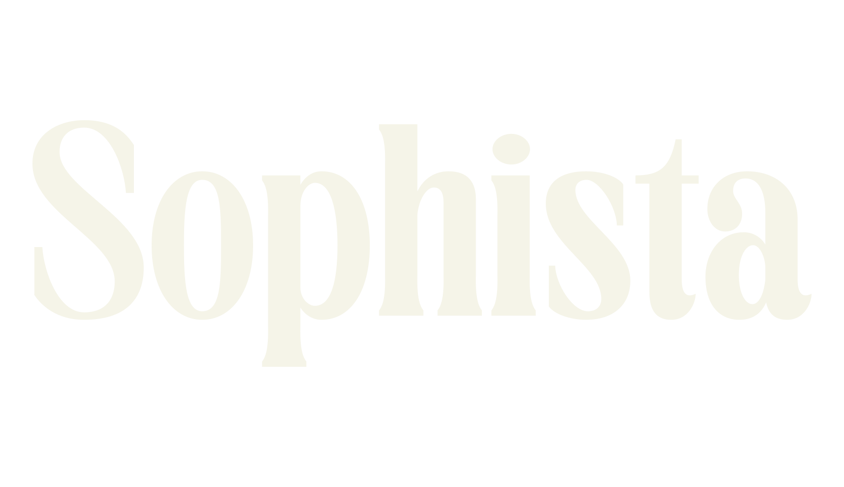 Sophista, stylish font preview