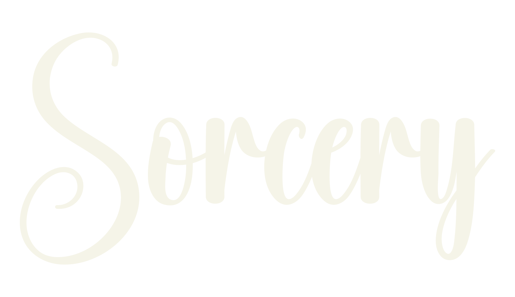 Sorcery, calligraphy font preview