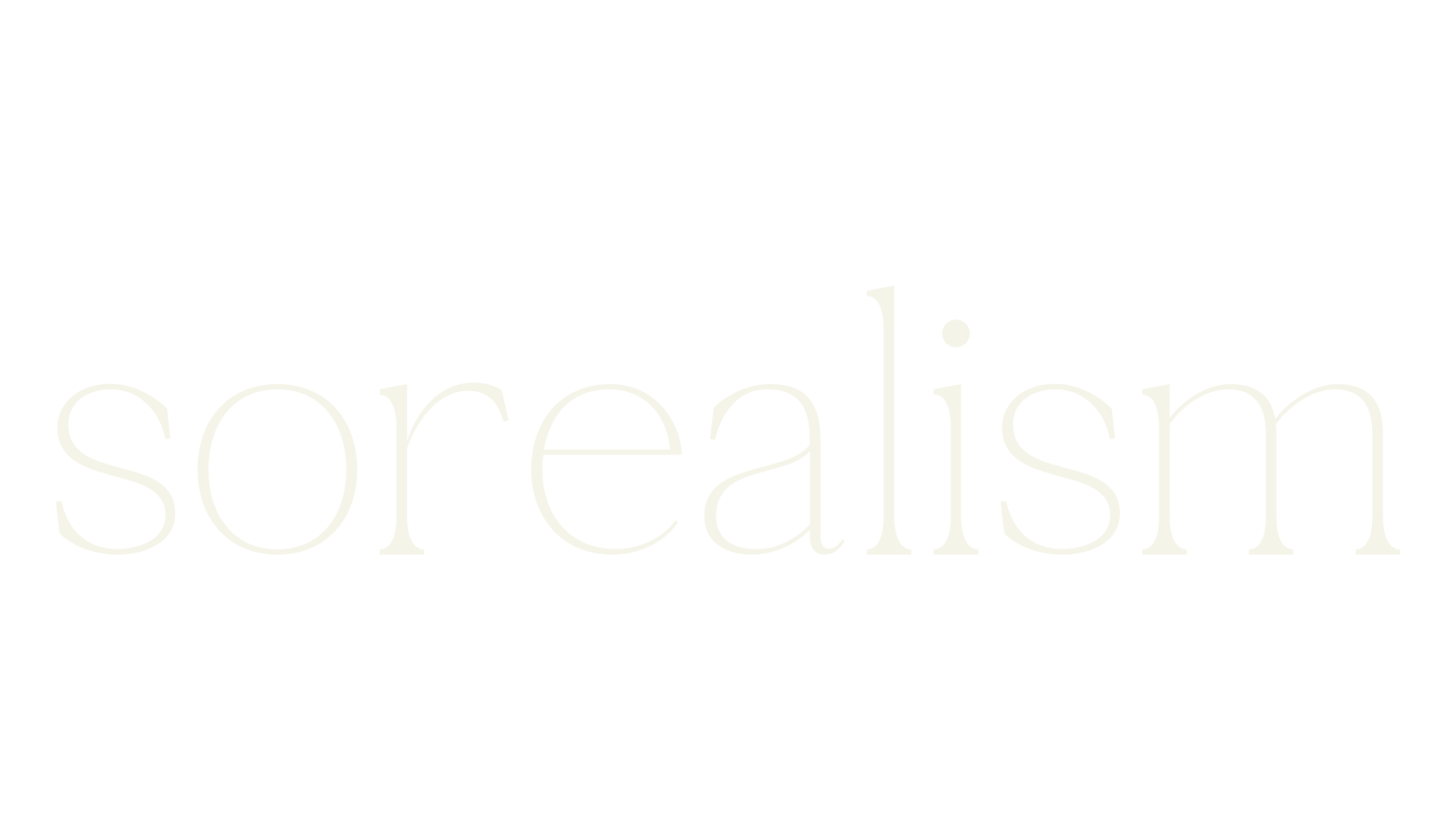 sorealism, serif font preview