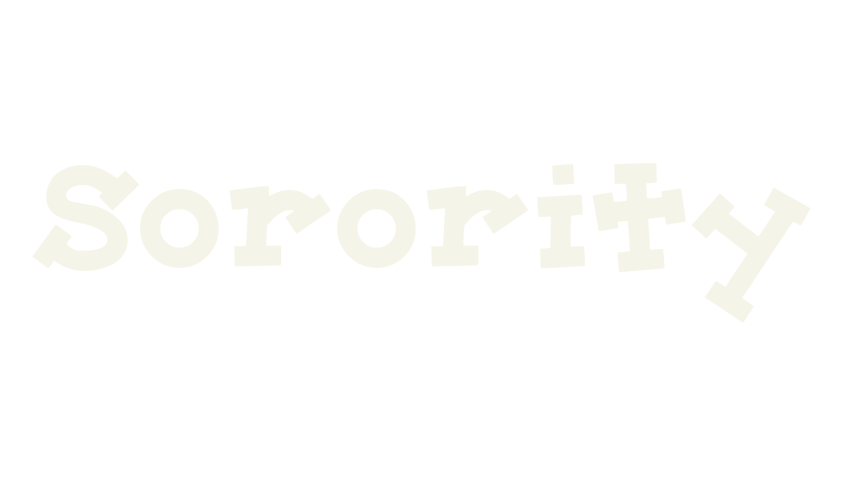Sorority, cartoon font preview