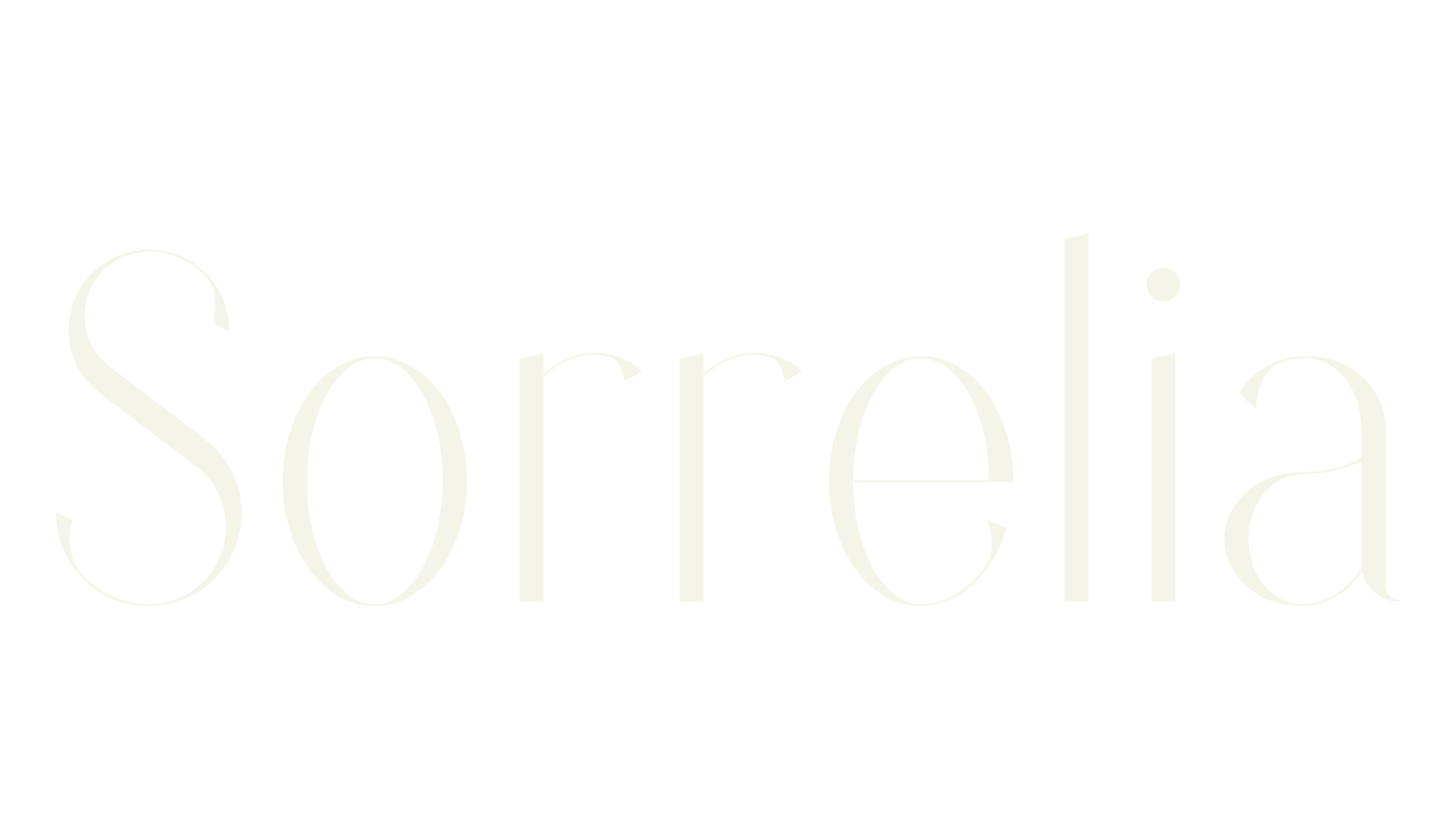 Sorrelia, elegant font preview