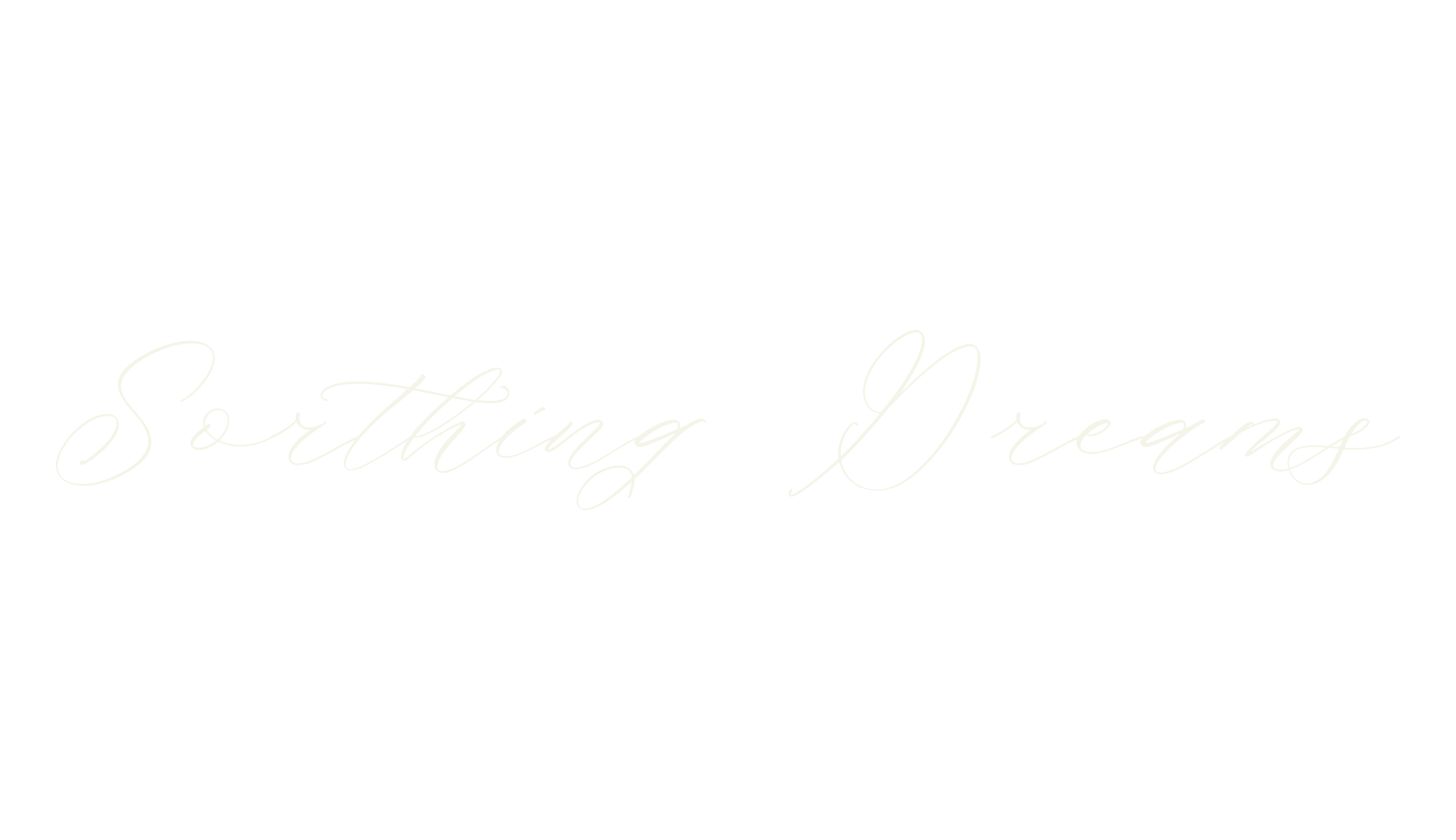 Sorthing Dreams, lettering font preview