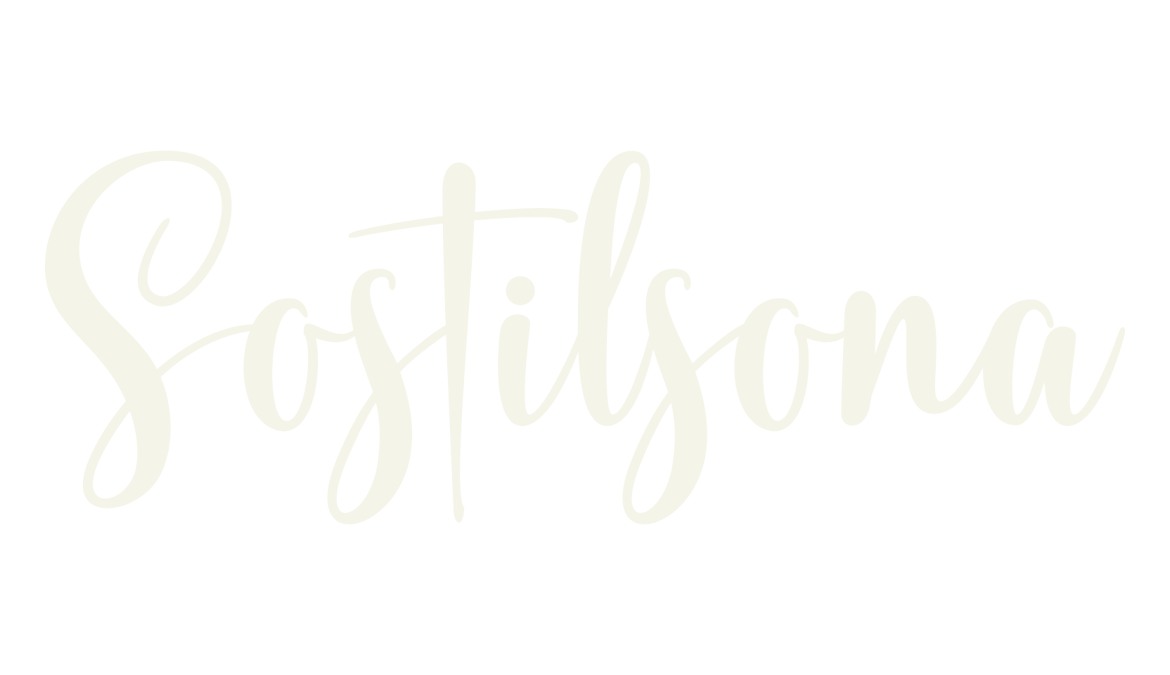 Sostilsona, handwriting font preview