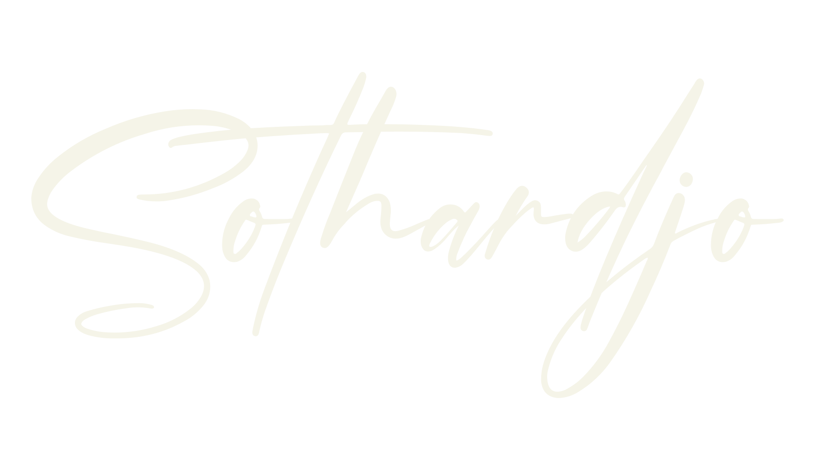 Sothardjo, cursive font preview