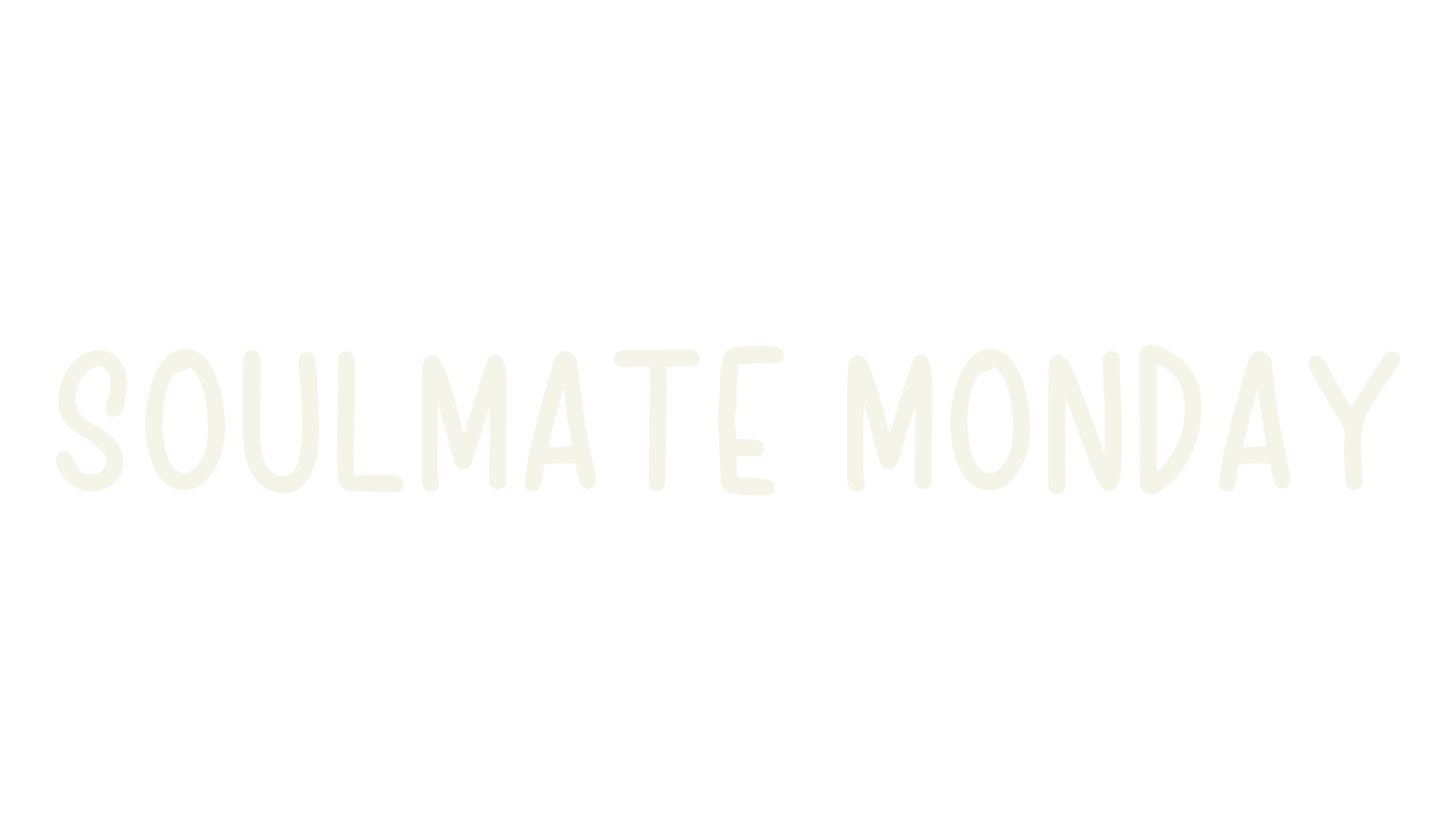 Soulmate Monday, comic sans font preview