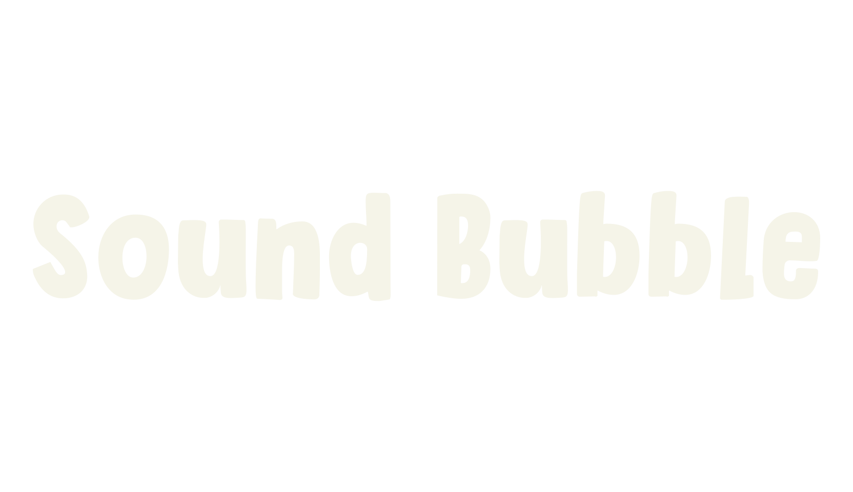 Sound Bubble, display market font preview