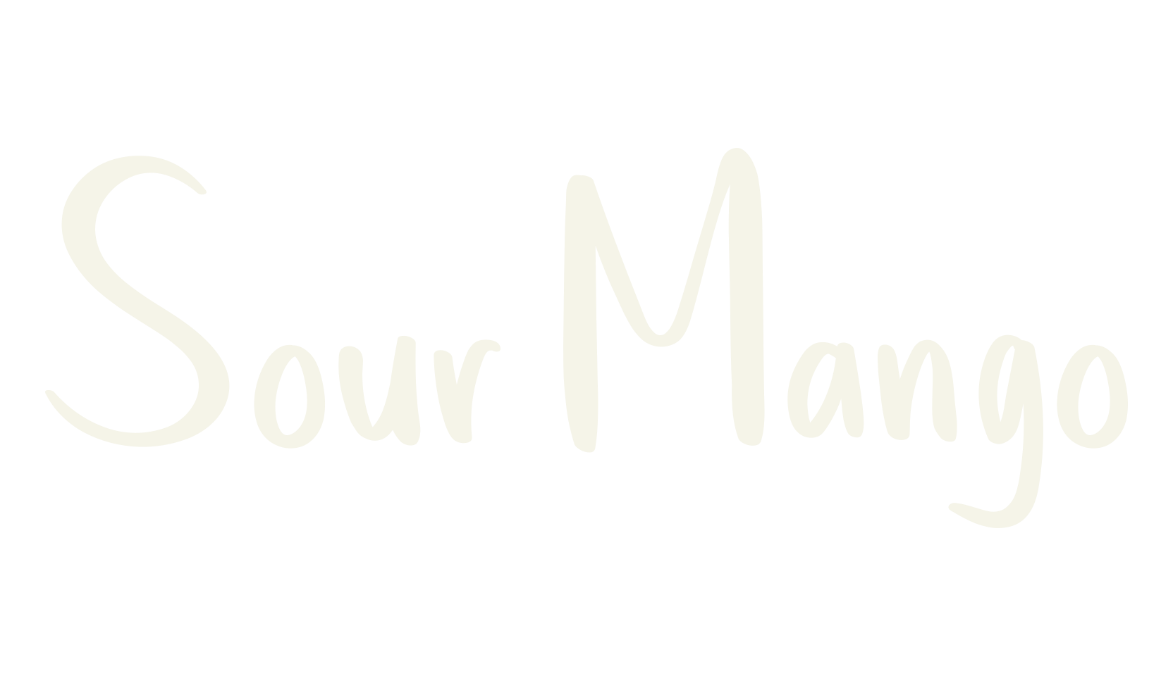 Sour Mango, typography font preview