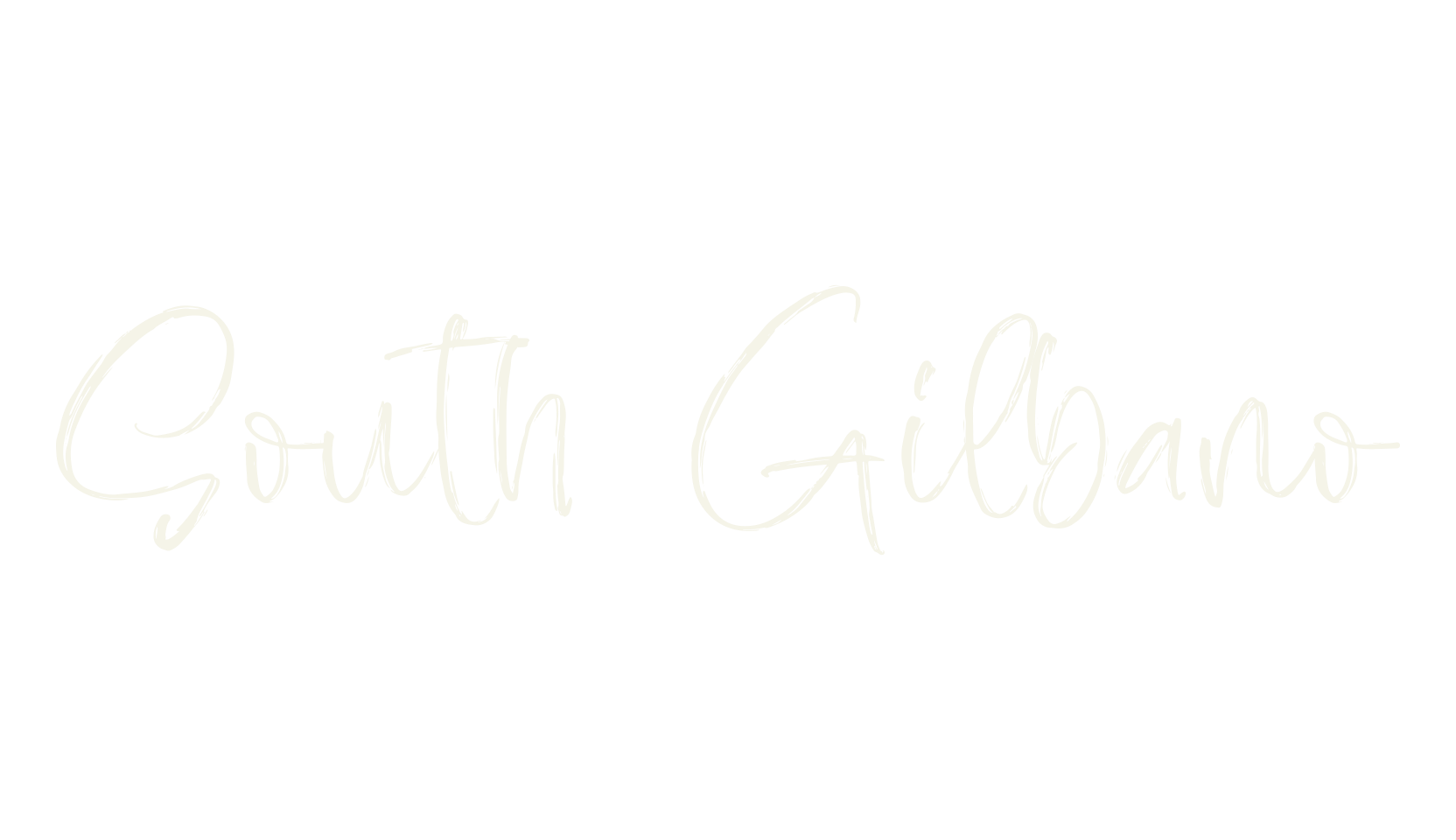 South Gilbano, script font preview
