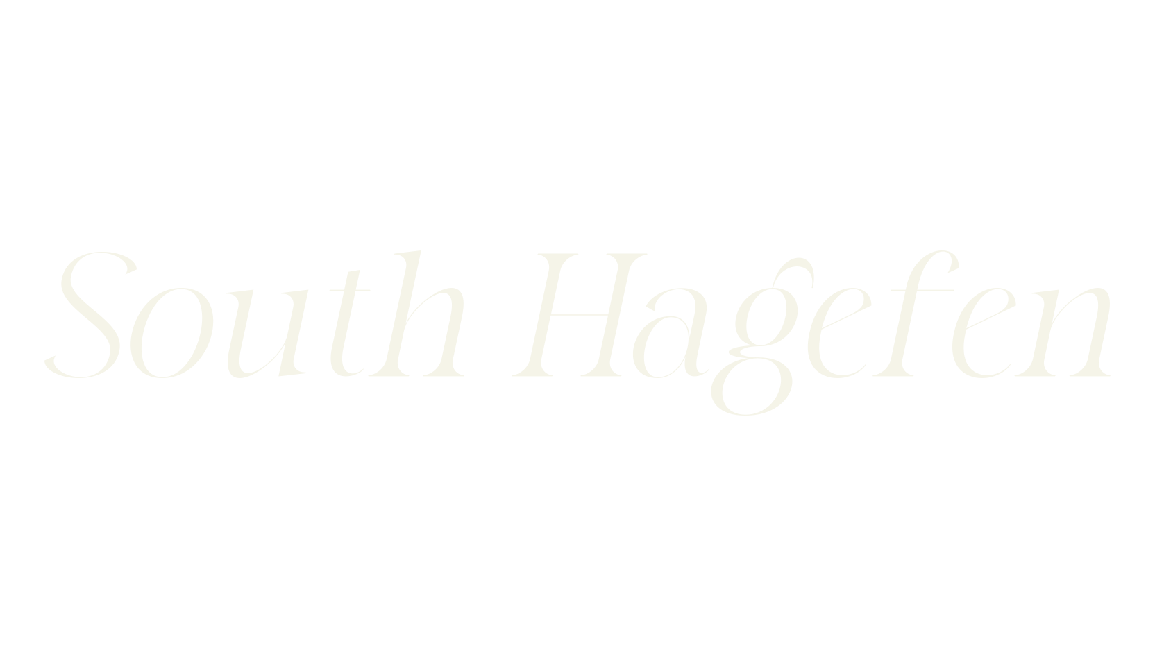 South Hagefen, elegant font preview