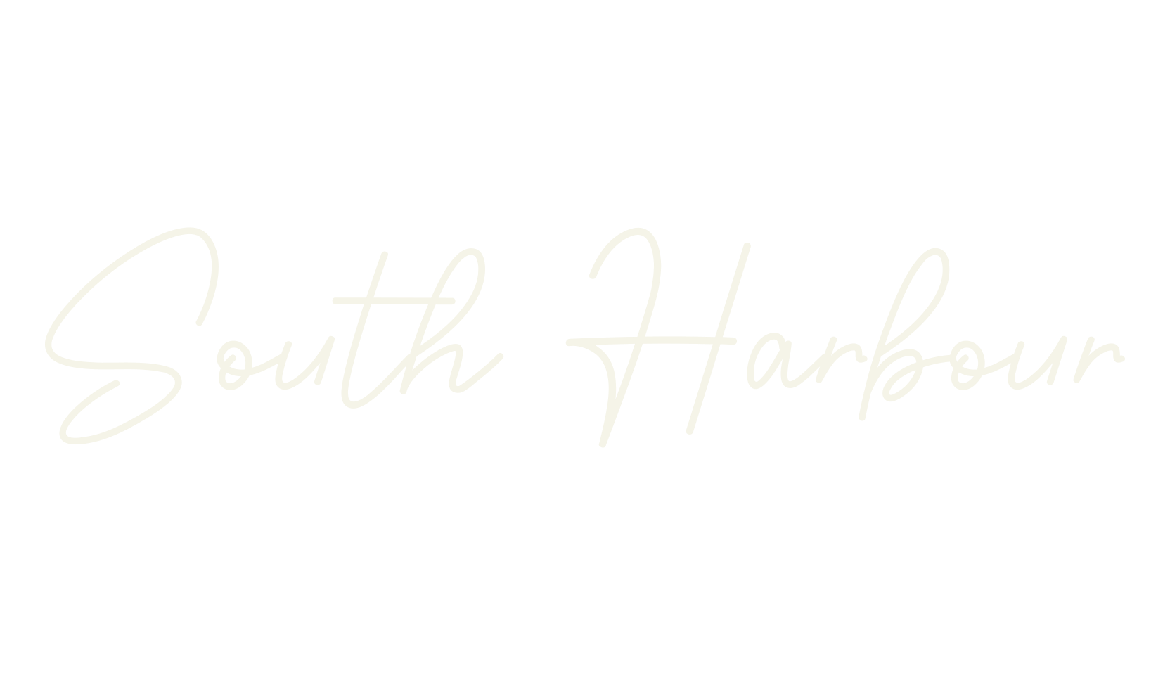 South Harbour, luxury font preview
