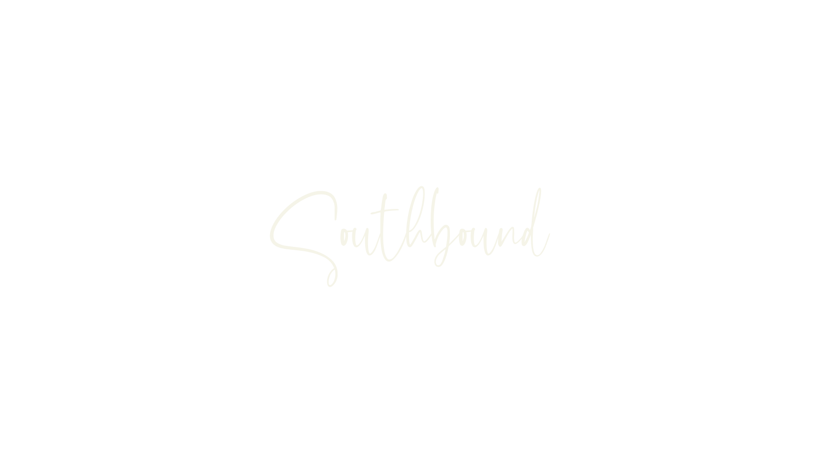 Southbound, calligraphy font preview
