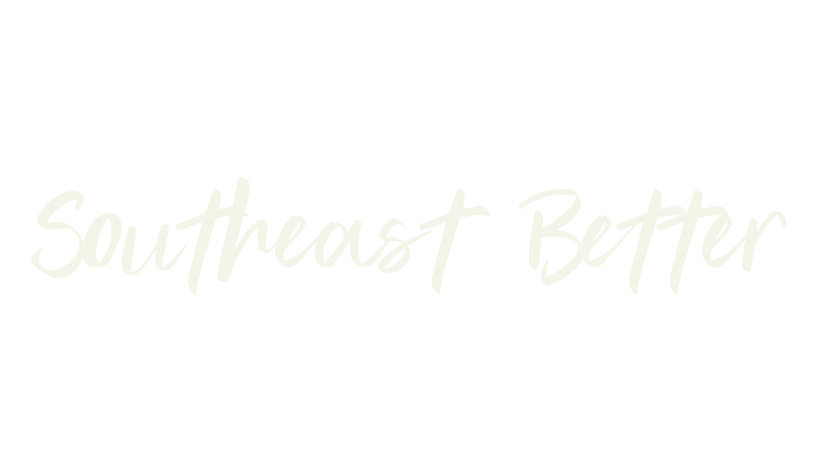 Southeast Better, handwriting font preview
