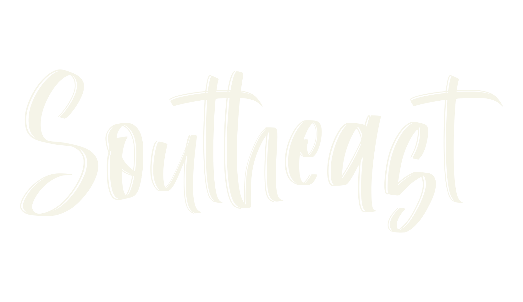 Southeast, watermark font preview