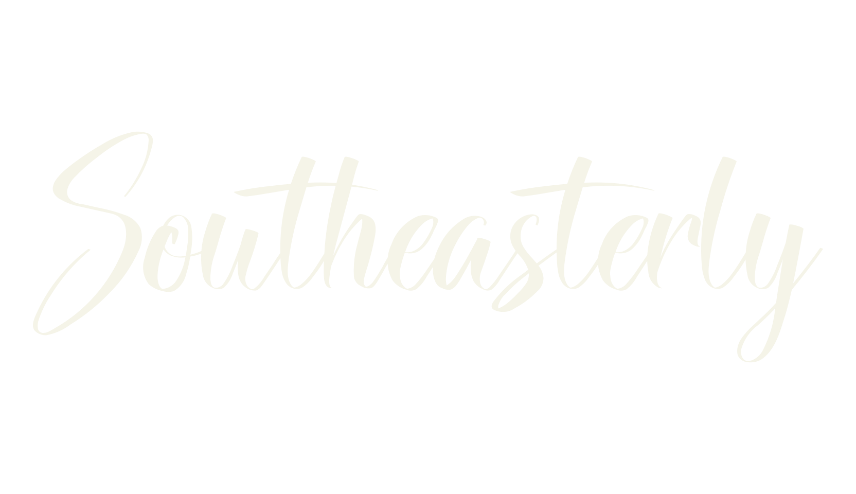 Southeasterly, calligraphy font preview